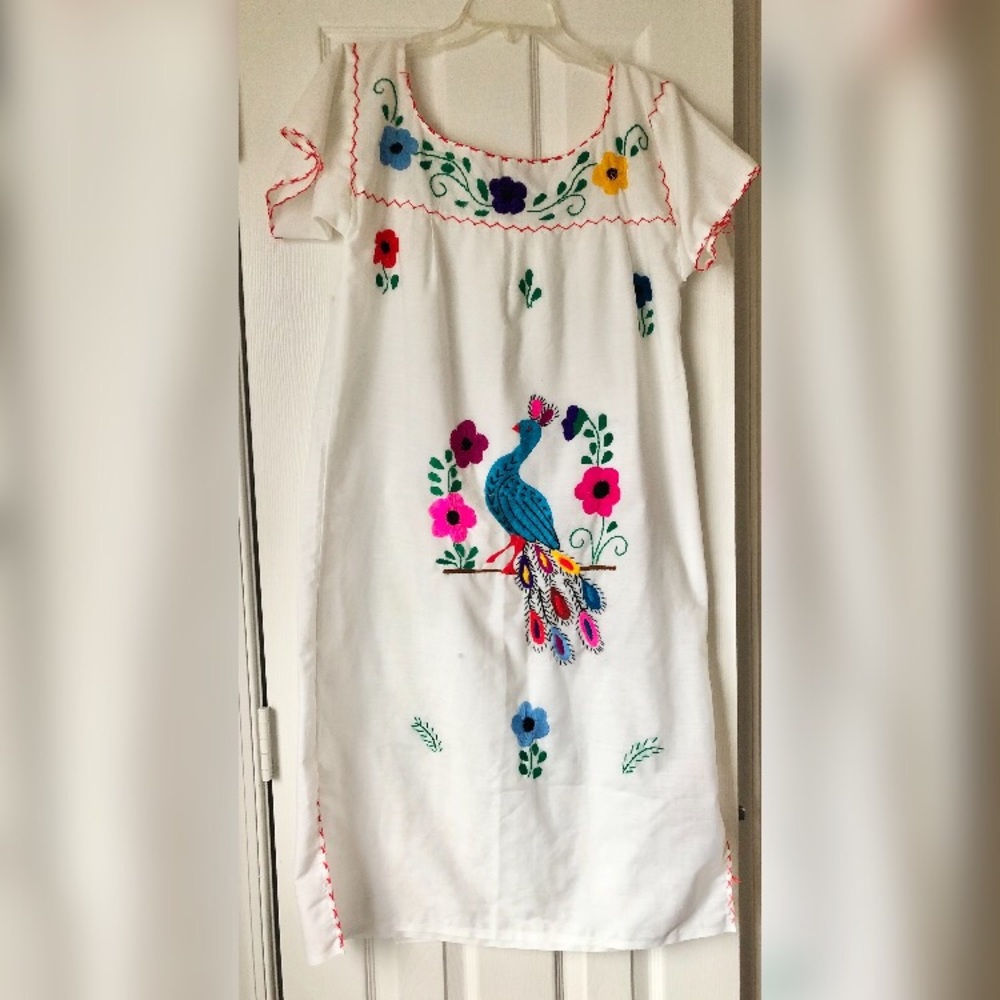 Traditional Mexican Embroidered dress